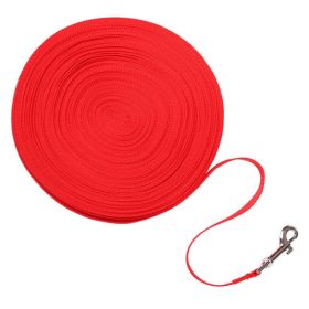 Dog Leash Long Obedience Recall Foot Feet Training Lead 6/15/23/33/50/100 FT (Option: 50 FT-Red)