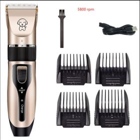 Professional Low Noise Pet Hair Clipper  Easy Grooming For Dogs & Cats (Option: 5800rpm)