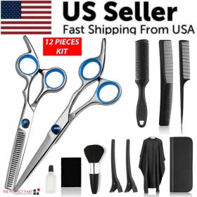 Professional Hair Cutting Thinning Scissors Barber Shears Hairdressing Salon Set (Option: default title)