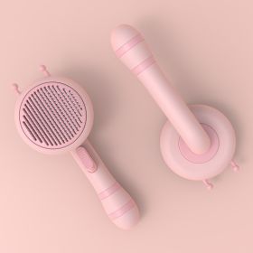 Small Bee Shaped Pet Cat Pin Comb (Option: Pink)